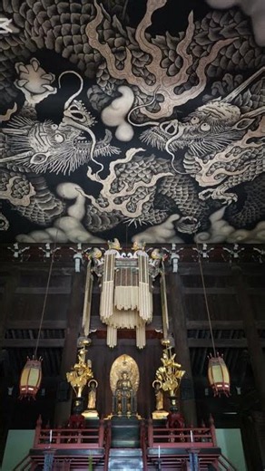 天井画(双龍)と釈迦如来坐像｜京都最古の禅寺の建仁寺 法堂 2026.5.30