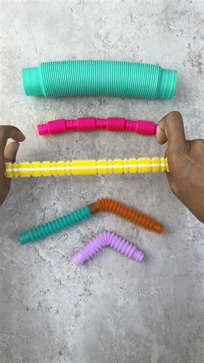 How to Make a Rainbow Chevron Pattern with Pop Tubes | ASMR #asmr #satisfying #relaxing #diy