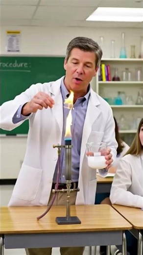 Flame test of Sodium #chemistryshorts #education #youtubeshorts #chemistry #learnchemistry