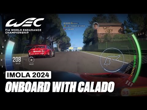 Onboard Lap James Calado Ferrari 499P Hypercar I 2024 6 Hours of Imola I FIA WEC