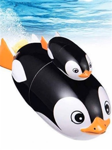 POV: Your baby actually LOVES bath time now 🐧💦 This swimming penguin dives & flips like it’s real 😍 #BathToy #ParentTok #ToddlerLife #SummerFun #BabyProducts #FunToys
