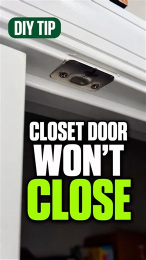 This Closet Door Fix Was Ridiculously Easy