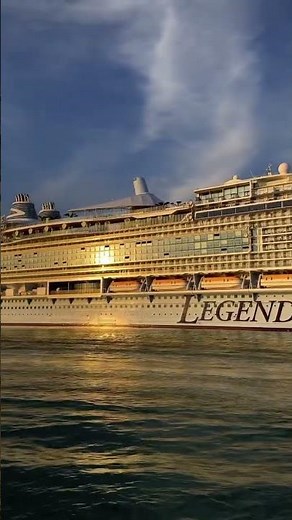 There. We want to go there 🫵 #LegendoftheSeas #cruise #cruiseship #holiday #familytrip #sunset