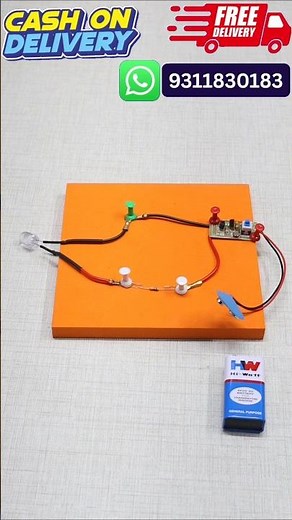 DIY Foam Automatic Night Lamp Project Working Model kit For Class 12 Students #shortsviral #shorts