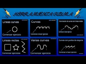 Uso de la Herramienta Pluma con ejercicios en Photoshop