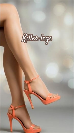 Super sheer shiny nylons legs sandal heels stilettos feet toes girl model