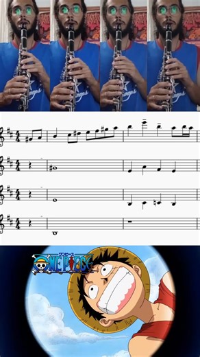 Eyecatcher Luffy Tutorial: How to Play the Acoustic Clarinet Cover