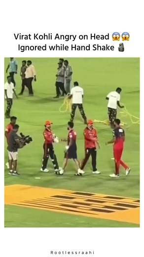 Virat Kohli angry on Travis Head ignored while hand shake #short #viral #cricketbuzz #rcbvsrh #rcb