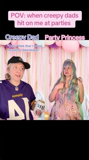 POV: When creepy dads hit on me (Cheerleader song) #cheerleader #pov #shorts