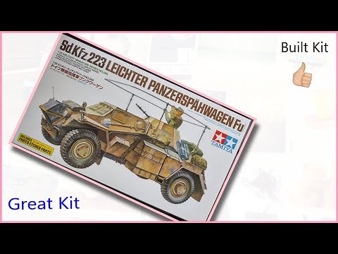Tamiya 1/35th scale Sdkfz 223 Built Kit