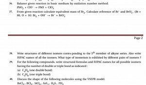 36. Balance given reaction in basic medium by oxidation number ... | Filo
