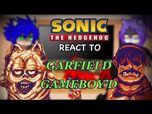 Sonic Characters React To Garfield Gameboy’d - FNF GCRV