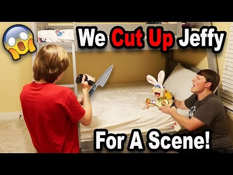 WE CUT UP JEFFY FOR A SCENE!!! *BTS*