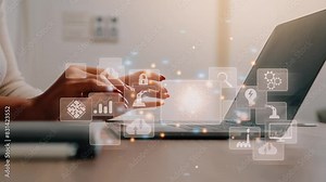 Digital transformation technology strategy, digitization and digitalization of business processes and data, optimize and automate operations, customer service management, internet and cloud computing