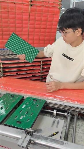 How LED Modules Are Assembled in Factory | Back Shell Installation #factory #ledmodule #linsnled