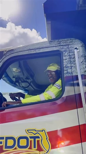 Keeping sidewalks smooth, clearing debris, and ensuring safety — FDOT maintenance does it all, now with a red, white, and blue twist. Catch one in the wild? Tag us or it didn’t happen. | FDOT West Central - Tampa Area