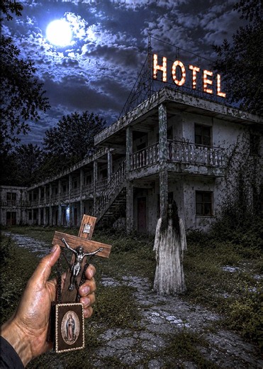 MUJER fantasma se nos manifiesta en HOTEL abandonado a las 3:00AM😣😱 #miedo #creepy #paranormal #fantasma #misterio