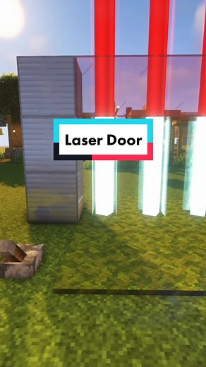 How to Create a Realistic Laser Door in Minecraft