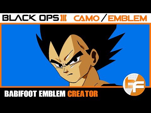Black Ops 3 Emblem Tutorial #028 - Vegeta #Babifoot