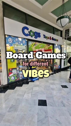 Not every game night needs the same vibe 🎲 Whether you’re in the mood to laugh, relax, compete or connect, there’s a board game that fits. Board games aren’t one thing — they’re a whole hobby. Need help finding the right one? Just ask us in-store or DM. #BoardGamesAsAHobby #GameNightIdeas #ScreenFreeFun #BoardGameCommunity #CogsToysAndGames