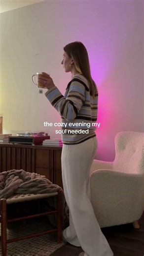 a soft evening reset at home 🤍 cozy wind-down routine
