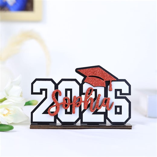 Personalized Class of 2026 Graduation Sign, Custom Name Graduation, Senior Table Decor - Etsy