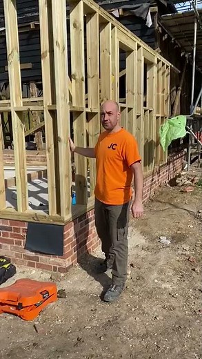 Work Tips | How To | Timber Frame Build | Stud Walls | JC Timber Roof Specialist