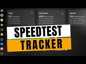 Track your internet speed with Speedtest-Tracker