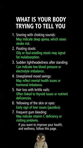 What Is Your Body Trying to Tell You? 👀🩺