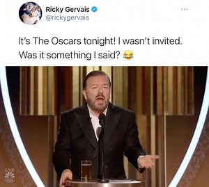 6K views · 602 reactions | Ricky Gervais was the best thing that ever happened to the Oscars | Allegiance To Liberty | Facebook