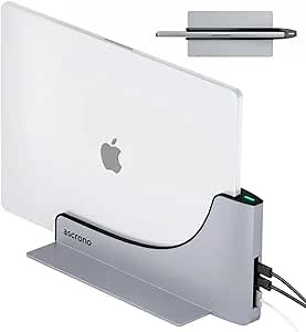 Ascrono MacBook Docking Station Perfect for MacBook Pro 16 (2021-23 M1/M2 & M3 Pro/Max) Featuring MagSafe Compatibility - Enjoy 2 Thunderbolt-4 USB-C Ports Seamlessly Connect Dual Displays
