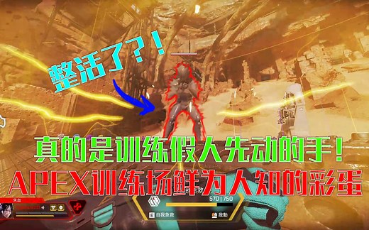 【APEX】我不允许还有人不知道靶场的假人彩蛋！训练场可移动假人的开启方式！