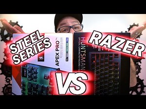 SteelSeries Apex Pro TKL VS Razer Huntsman TE, THE FASTEST GAMING KEYBOARDS!