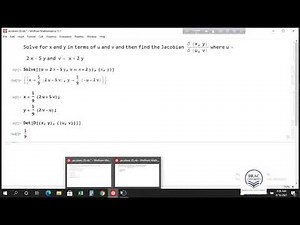 How to Find Jacobian of Coordinate Transformation in Mathematica