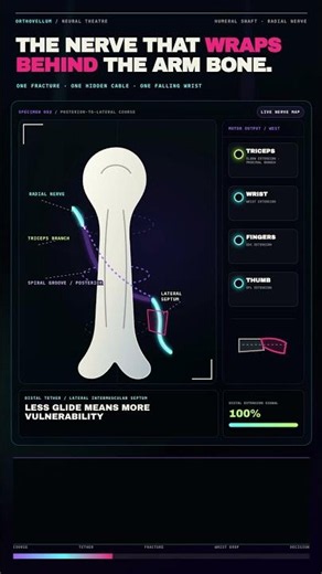 Why a Humerus Fracture Can Cause Wrist Drop #Shorts