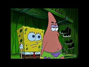 Bob esponja y Patricio en el departamento de perfumeria con música de la rosa de Guadalupe