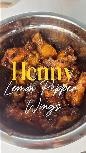 Best wings EVER! | Hennessy Lemon Pepper Wings