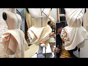 Draping peplum for a dress, skirt or top