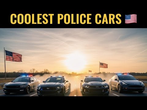 USA’s Coolest Police Cars 2025 🚓🔥 | From Tesla to Hellcat!
