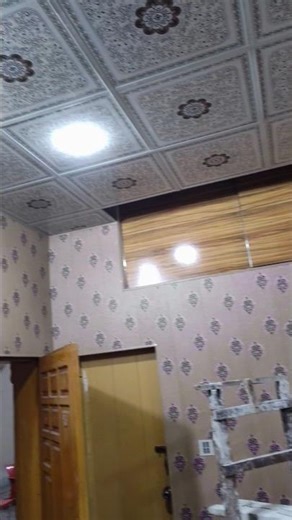 #pvcceiling #pvcpanelling #decorativeceiling #letestceilingdesigns #bedroomceiling #shorts