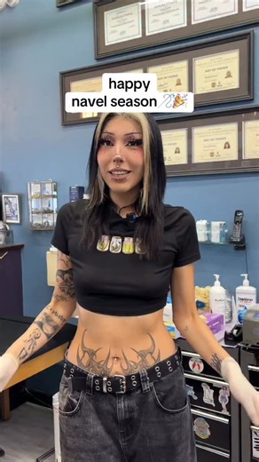 Nathans Tattoos and Piercings | Happy navel season! If you’re wanting a healed navel piercing for summer or spring vacation, now is the best time to get pierced🪡 We have... | Instagram