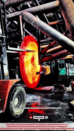 Industrial Forging Incredible Machine Extreme Force