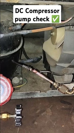 DC compressor pump testing #samsungfridge #coolingsolutions #howtofix #problemfix