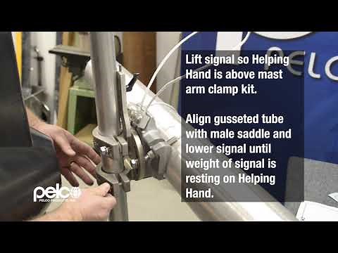 Installation Instructions of Pelco Products Astro-Brac Hinged Galaxy AG-3055