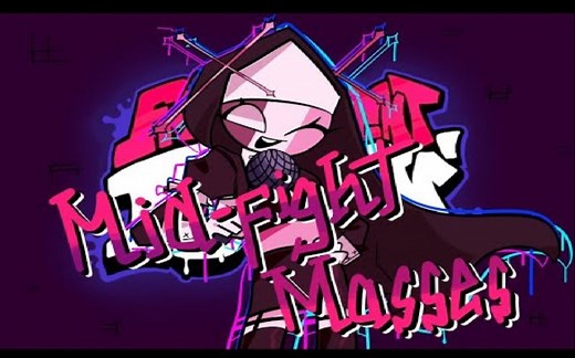 FridayNightFunkin超优质mod修女【中字/FNF】mod Showcase Sarvente's Mid-Fight M