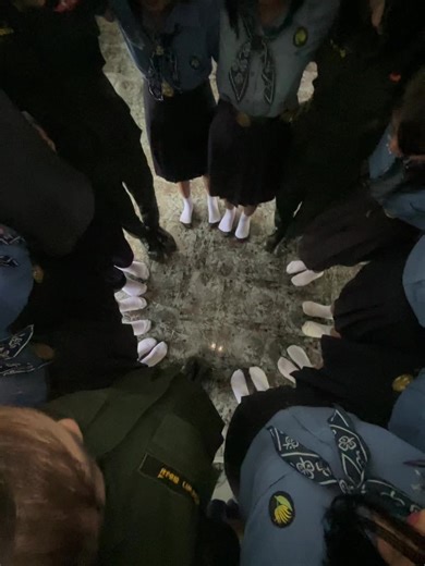 Coordinated Dance Routine in School Uniforms