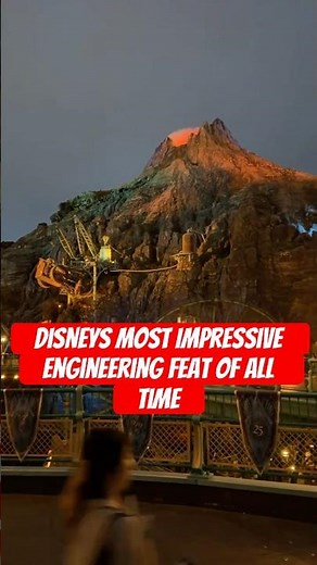 There's a volcano at Tokyo Disney Sea that shoots real flame 50 feet into the air. #tokyodisneyland