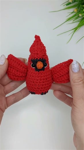 Crochet Christmas Projects, Quich & Easy Crochet Ornaments #crochetchristmas #amigurumi #crochetbird