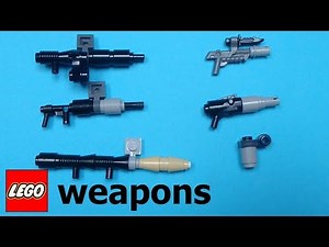 8 simple Lego weapons for your minifigures |LW#1