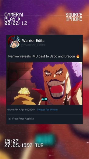 Ivankov reveals about IMU to Sabo and Monkey D Dragon 🔥